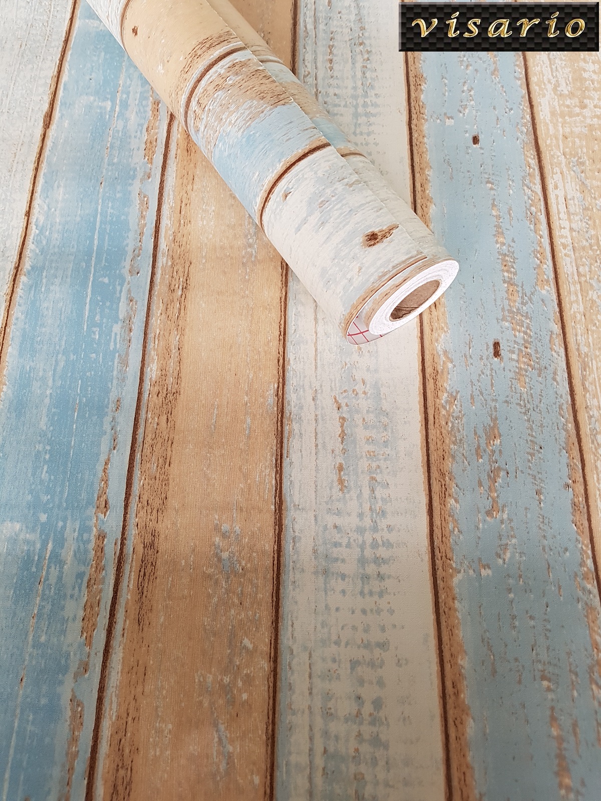 Folie Selbstklebend 10m X45cm Strandhaus Bretter Bunt 3022 D1 Ebay