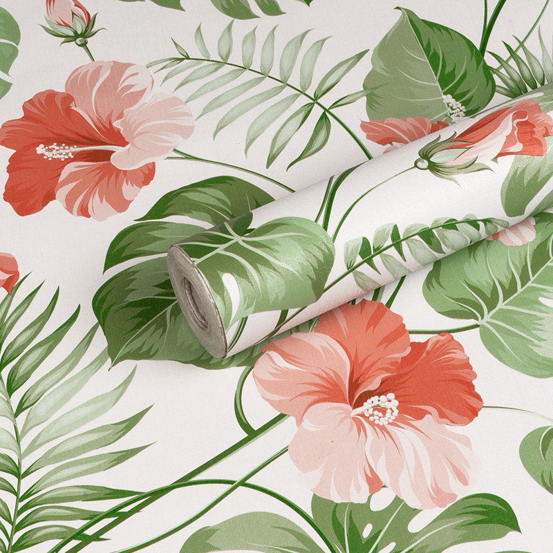 Deko Folie Tapete Natur Blüten Monstera grün selbstklebend