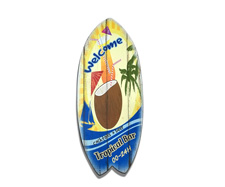Deko Surfboard Kokosnuss 60x25 cm  4502