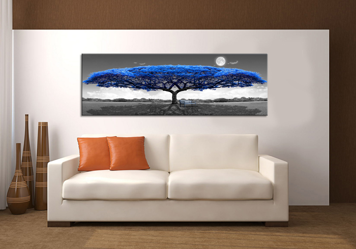 Tableau Sur Toile Visario 120 Cm - Modern Art Nr 5712 - Prêt à Accrocher