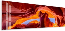 Glasbild auf Acrylglas Canyon 90 x 30cm 5810